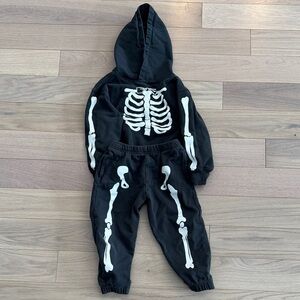 Crewcuts Skeleton Kids Matching Sweatsuit